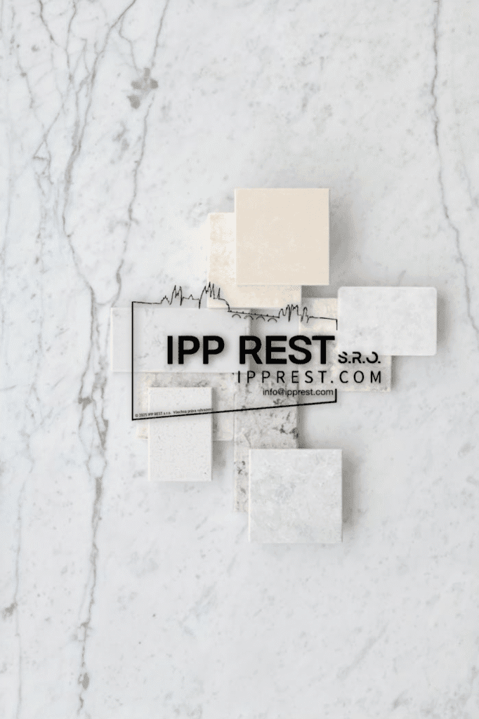 Kompozice mramorových dlaždic v přírodních odstínech od IPP REST s.r.o.
